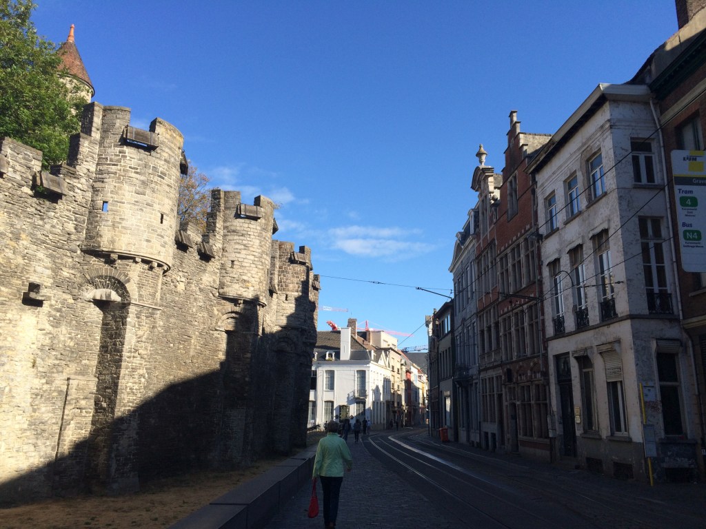 The Gravensteen, viewed from the city center