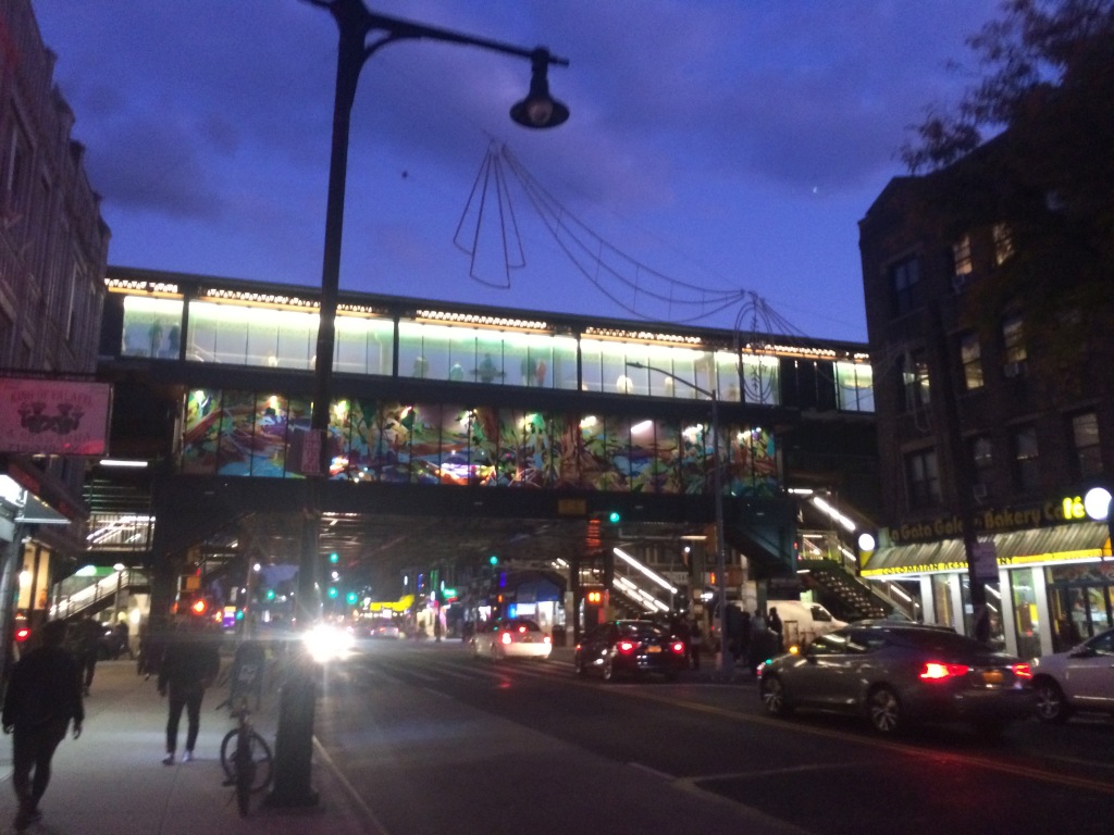 Beautifully renovated elevated subway station - Astoria