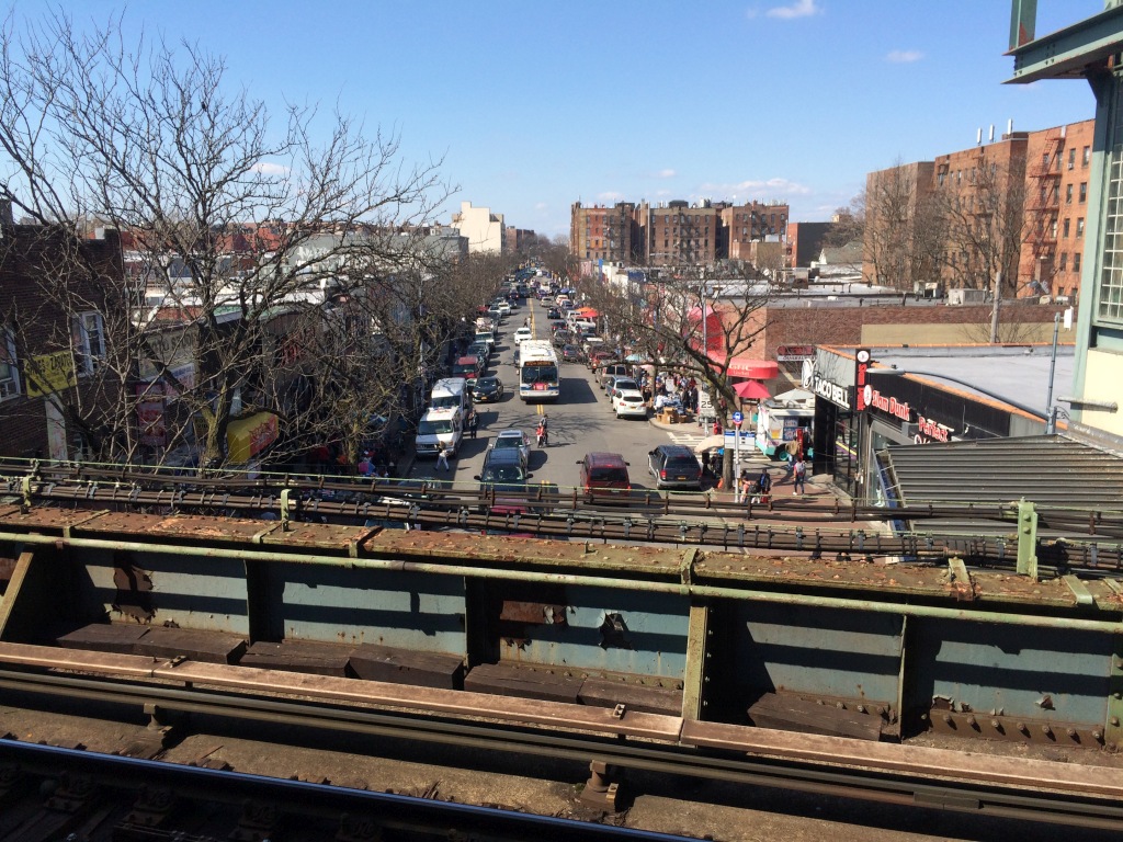 A view from the end of the N train. (April 2019)