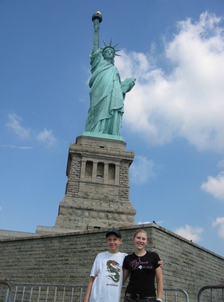 Statue of Liberty, 2007 - this is the single nicest photo of myself I could find from that trip...