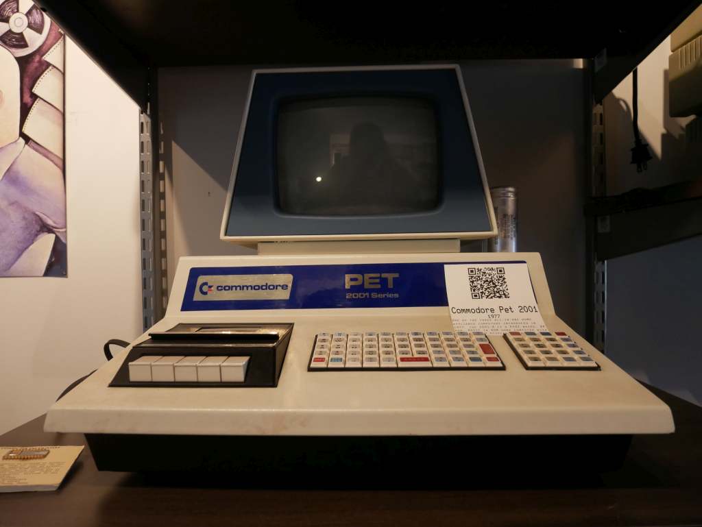 A Commodore PET. Commodore was a local company, based in West Chester.