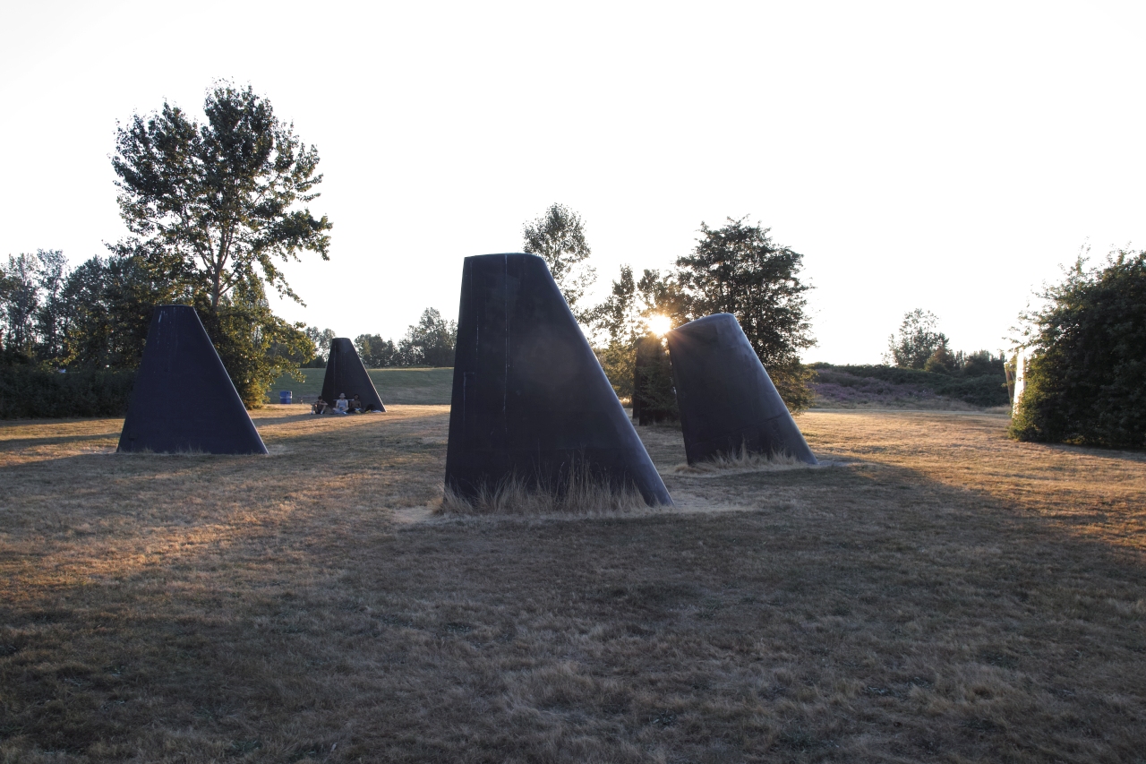 Which of Seattle's lake front parks features these 'fins' as an art installation? Read on to find out...