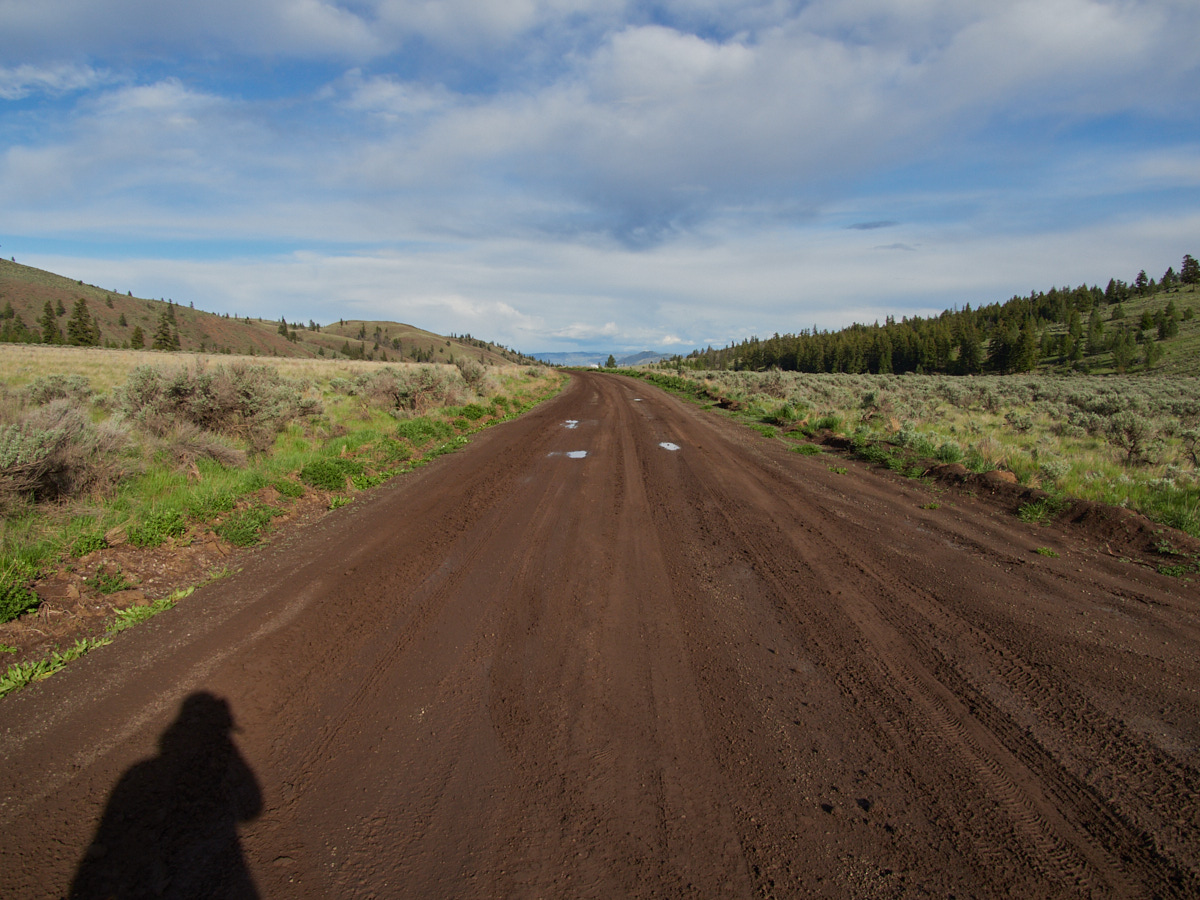 The road to the trailhead. Can you say #DirtRoad?